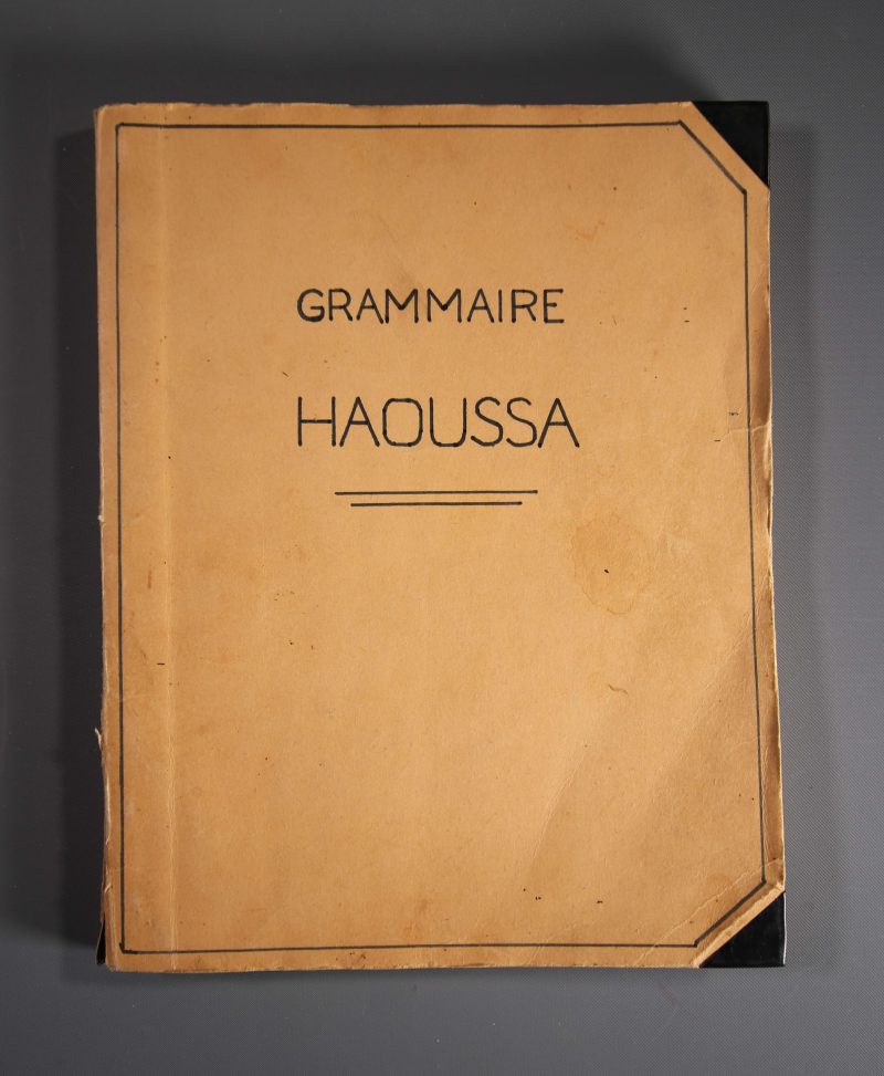 Grammaire Haoussa. République du Niger