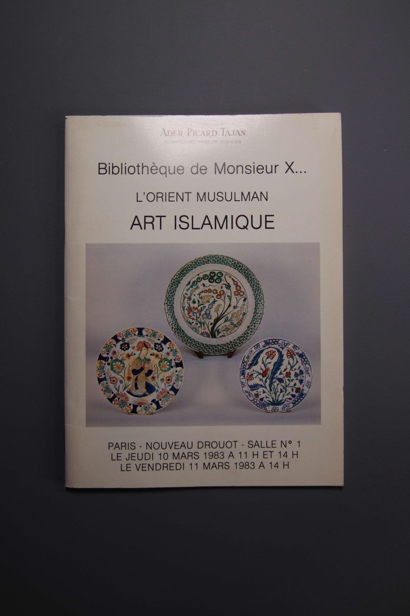 Bibliothèque de Monsieur X… L’Orient musulman – Art islamique